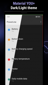 اسکرین شات 7 برنامه PowerLine: Status bar meters