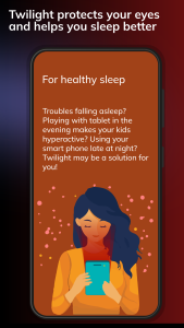 اسکرین شات 4 برنامه Twilight: Blue light filter