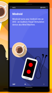 اسکرین شات 3 برنامه Mindroid: Relax, Focus, Sleep