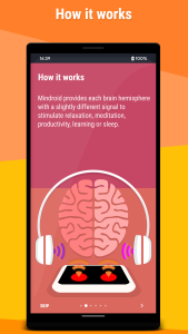 اسکرین شات 4 برنامه Mindroid: Relax, Focus, Sleep
