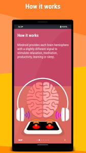 اسکرین شات برنامه Mindroid: Relax, Focus, Sleep 4