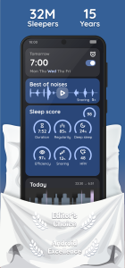 اسکرین شات 1 برنامه Sleep as Android: Smart alarm