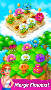 اسکرین شات بازی Blooming Flowers Merge Game 1