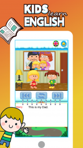 اسکرین شات برنامه English for kids - Learn and p 3