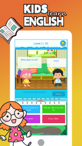 اسکرین شات برنامه English for kids - Learn and p 1