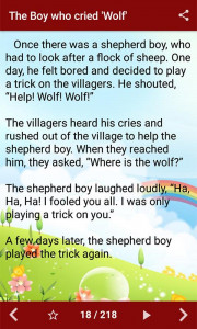 اسکرین شات 7 برنامه English Kids Stories