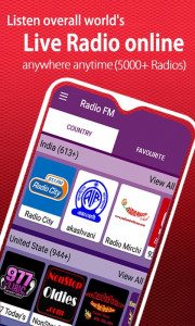 اسکرین شات 6 برنامه Online Radio FM