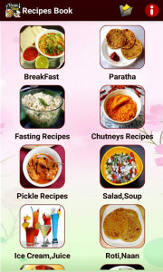 اسکرین شات 2 برنامه Recipes Book