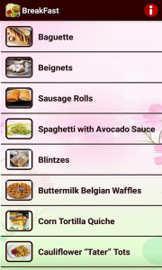 اسکرین شات 4 برنامه Recipes Book
