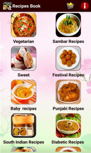 اسکرین شات 3 برنامه Recipes Book