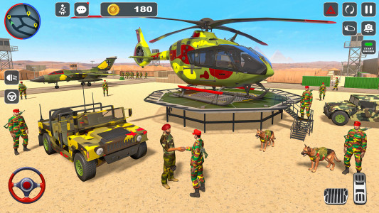 اسکرین شات بازی Army Vehicle Transport Games 7