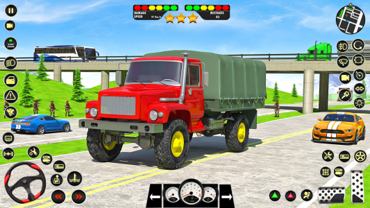 اسکرین شات بازی Army Vehicle Transport Games 4