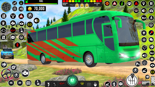اسکرین شات بازی Coach Bus Driving : Bus Games 2