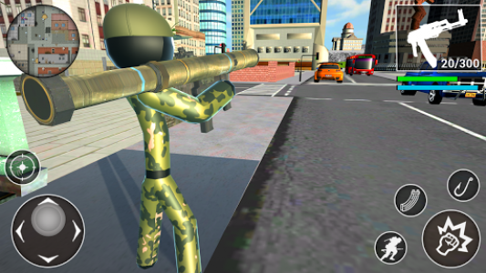 اسکرین شات بازی US Army Stickman Counter Rope Hero 3D 4