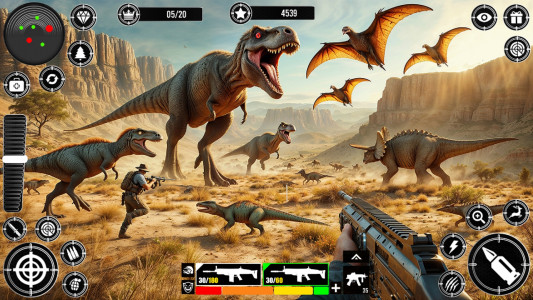 اسکرین شات 1 بازی Real Dino Hunter: Wild Hunt