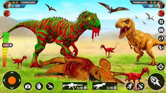 اسکرین شات بازی Wild Dinosaur Hunting Gun Game 2