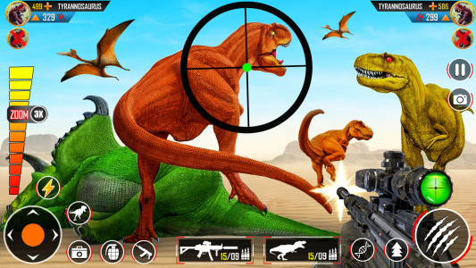 اسکرین شات بازی Wild Dinosaur Hunting Gun Game 4