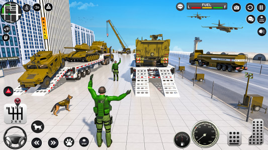 اسکرین شات برنامه US Army Vehicle: Parking Games 4