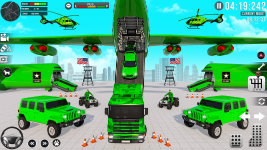 اسکرین شات 2 برنامه Army Vehicle:Truck Transporter