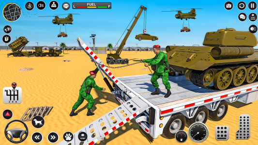 اسکرین شات برنامه Army Vehicle:Truck Transporter 3