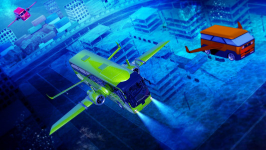 اسکرین شات 4 برنامه US Flying Bus Driving 2019