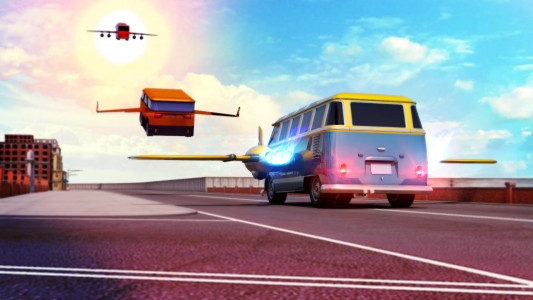 اسکرین شات 3 برنامه US Flying Bus Driving 2019