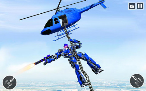 اسکرین شات بازی US Police Car Transform Robot War Rescue 2021 2
