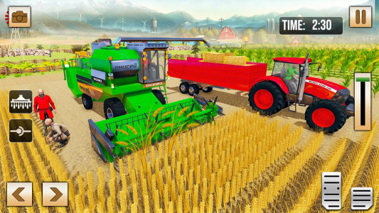 اسکرین شات بازی Modern Tractor Advance Farming 4