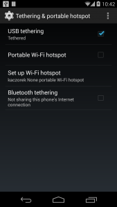 اسکرین شات 4 برنامه USB Tethering