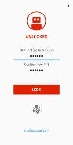 اسکرین شات 3 برنامه USB Lockit - Pendrive Password