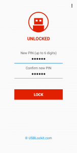 اسکرین شات 3 برنامه USB Lockit - Pendrive Password