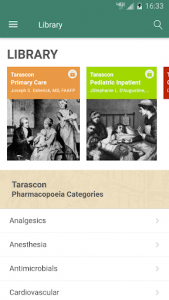 اسکرین شات برنامه Tarascon Pharmacopoeia 1