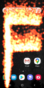 اسکرین شات 1 برنامه Fire in Phone Simulator