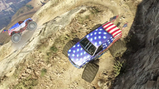 اسکرین شات 2 بازی Monster Truck Stunt 4x4 Games