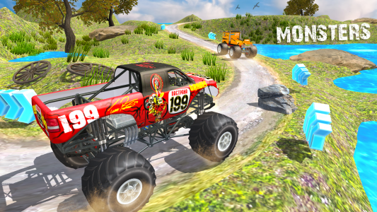 اسکرین شات بازی Monster Truck Offroad Rally 3D 3