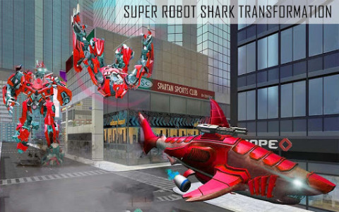 اسکرین شات بازی Super Shark Robot Wars - 3D Transform Game 3