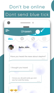 اسکرین شات برنامه No Last Seen & View Deleted Messages - Unseen App 3