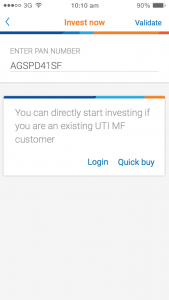 اسکرین شات برنامه UTI Mutual Fund Invest in Mutual Fund Online 2