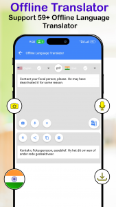 اسکرین شات برنامه Offline Language Translator 2