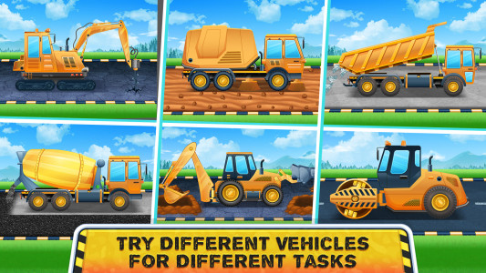 اسکرین شات 2 بازی Road Builder Construction Game
