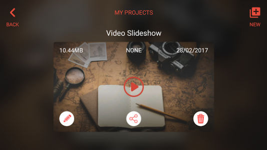 اسکرین شات برنامه Video Slideshow Maker 1