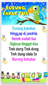 اسکرین شات برنامه Indonesian Children's Songs 1