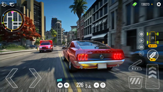 اسکرین شات بازی Driving Real Race City 3D 2