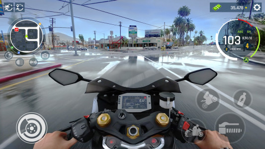 اسکرین شات بازی Real Moto Driving Racing World 2