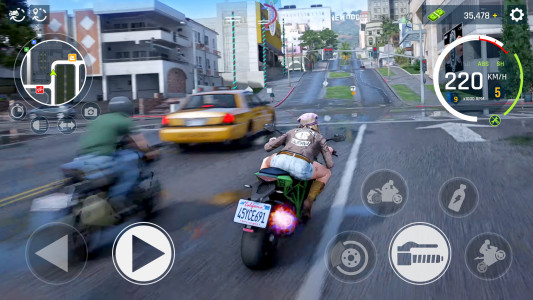 اسکرین شات بازی Real Moto Driving Racing World 1