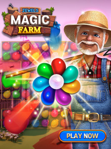 اسکرین شات 8 بازی Jewel Magic Farm : Match 3