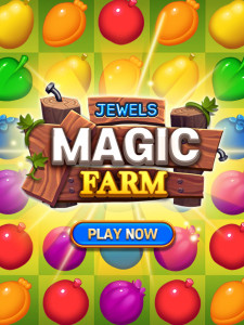 اسکرین شات بازی Jewel Magic Farm : Match 3 1