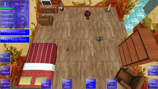 اسکرین شات بازی Cute Pocket Cat 3D 1