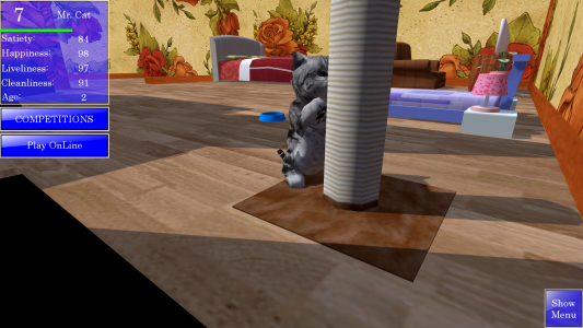 اسکرین شات بازی Cute Pocket Cat 3D 5