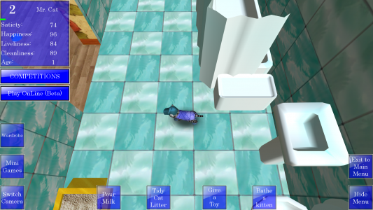 اسکرین شات بازی Cute Pocket Cat 3D 5